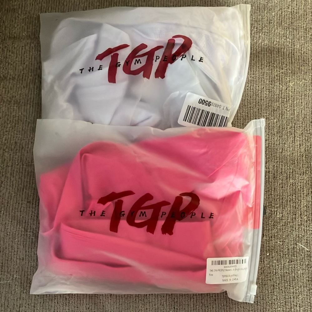 White and Pink Athletic Shorts Bundle NWT